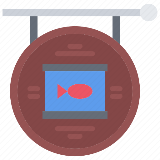Signboard, aquarium, fish, pet, shop icon - Download on Iconfinder