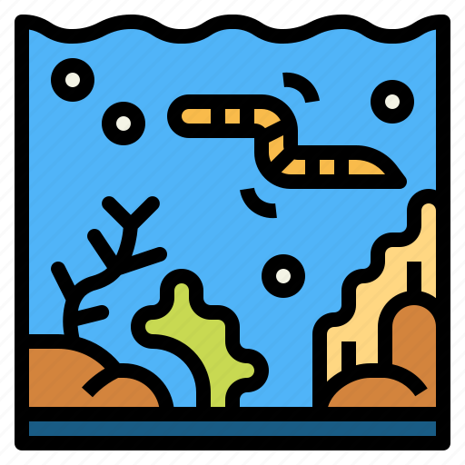 Aquarium, eel, fish, tank, underwater icon - Download on Iconfinder