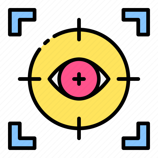 Eye, vision, view, zoom icon - Download on Iconfinder