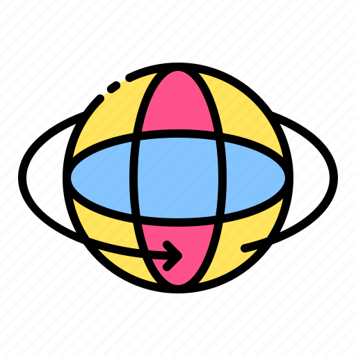 Rotate, rotation, globe icon - Download on Iconfinder