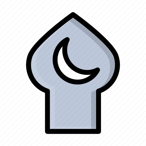 Moon, mosque, religious, arabic, culture icon - Download on Iconfinder