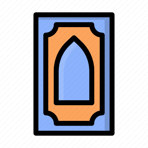 Prayer, mat, mosque, arabic, culture icon - Download on Iconfinder