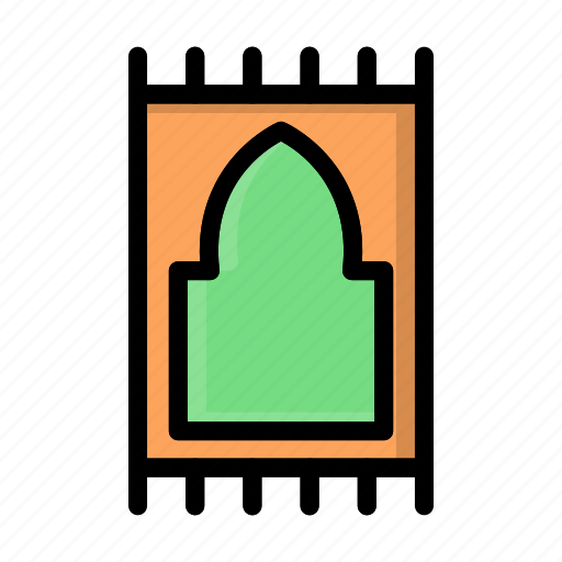 Prayer, mat, religious, arabic, culture icon - Download on Iconfinder