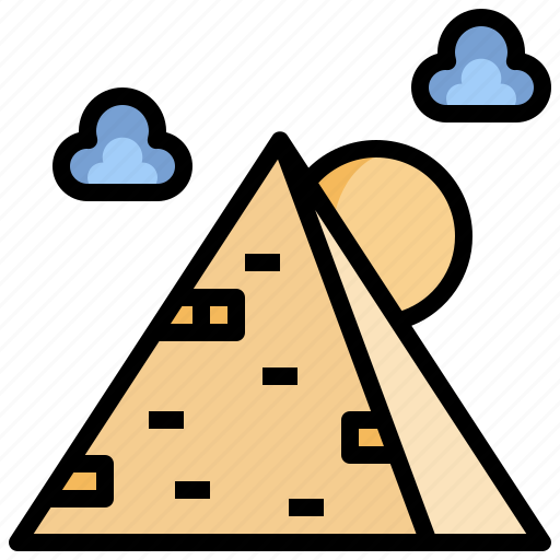 Pyramid, egypt, landmark, giza, cultures icon - Download on Iconfinder