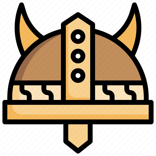 Viking, helmet, horn, cultures, protection icon - Download on Iconfinder