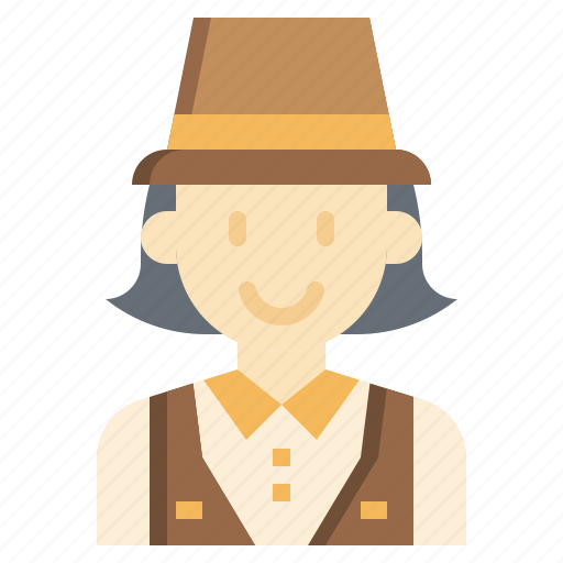 Archaeologist, professional, jobs, worker, woman icon - Download on Iconfinder