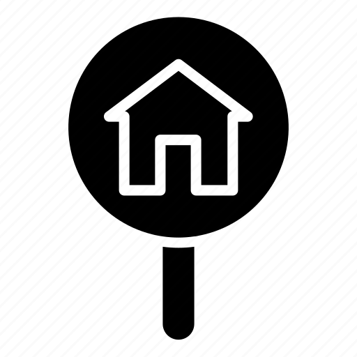 Home, house, loupe, magnifying, search icon - Download on Iconfinder