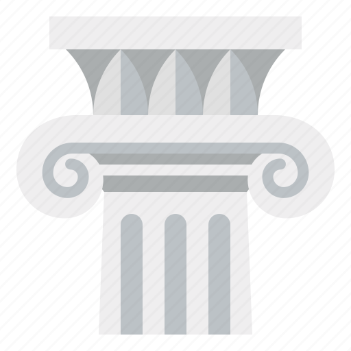 Ancient, architecture, classic, column, ionic icon - Download on Iconfinder
