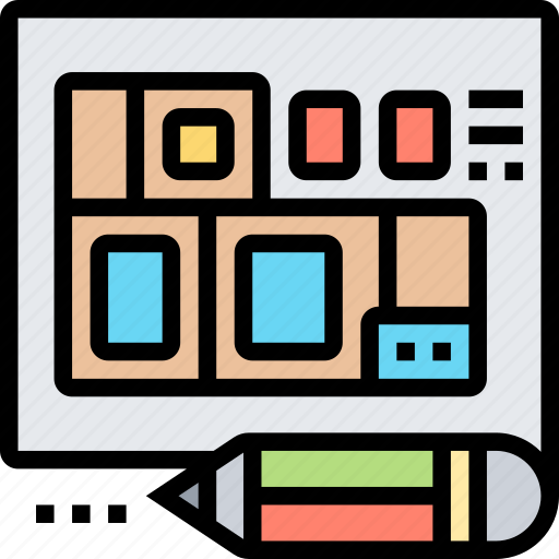 Blueprint, model, drawing, plan, design icon - Download on Iconfinder