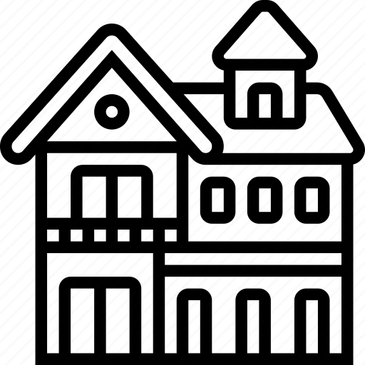 House, home, estate, residential, property icon - Download on Iconfinder