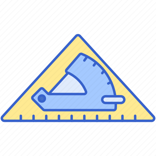 Adjustable, triangle, stationery, office icon - Download on Iconfinder