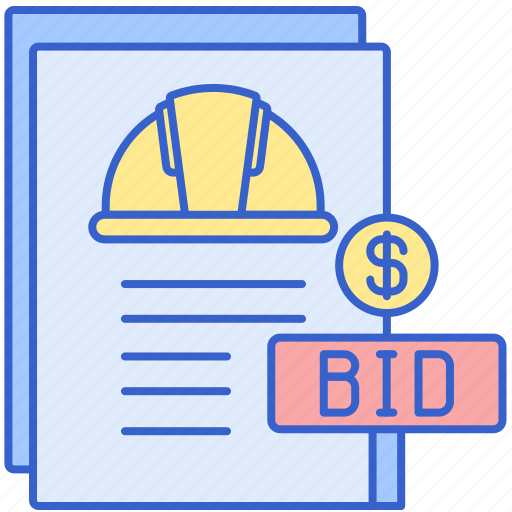 Bidding, construction, worker, employee icon - Download on Iconfinder