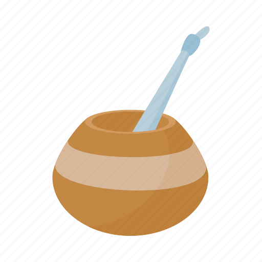 Argentina, cartoon, drink, latin, mate, tea, traditional icon - Download on Iconfinder