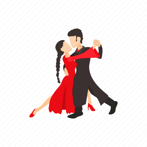 Argentina, cartoon, couple, dance, dancer, passion, tango icon - Download on Iconfinder