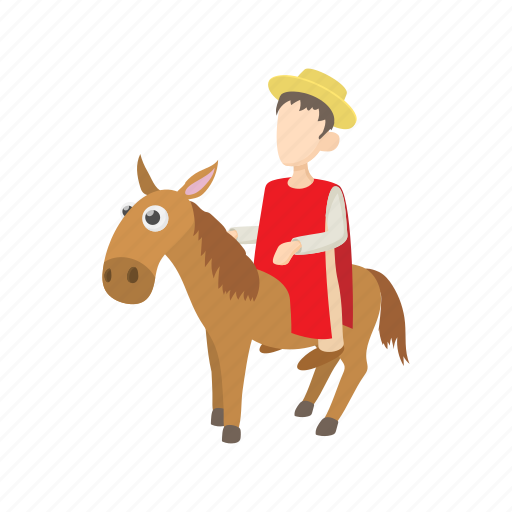 Animal, argentina, cartoon, donkey, man, traditional, travel icon - Download on Iconfinder