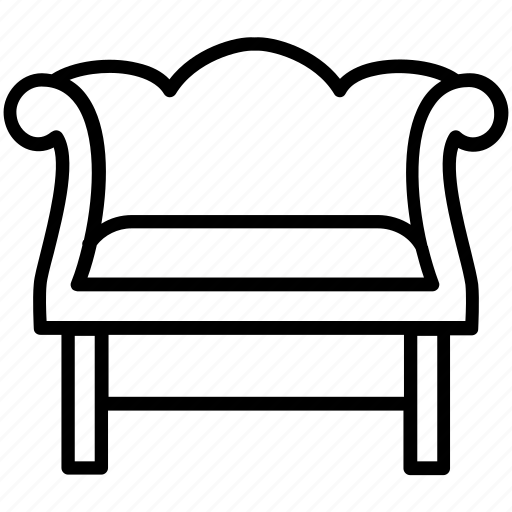 Chair, armchair, decorative, wooden, furniture, seat icon - Download on Iconfinder