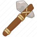ancient, axe, hatchet, prehistoric, primitive, stone, weapon