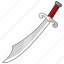 blade, cutlass, saber, sabre, scimitar, sword, weapon 