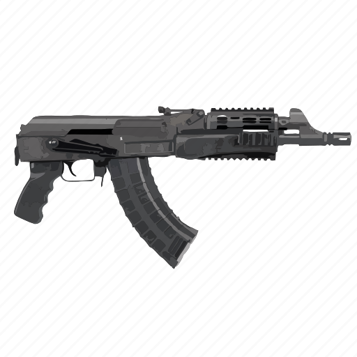 Ak47, auto, gun, weapon, terrorist icon - Download on Iconfinder