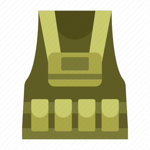 Safety jacket, armour, jacket, military, army, protection icon - Download on Iconfinder