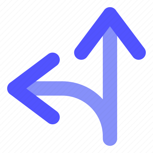 Arrow, direction, left, sideroad icon - Download on Iconfinder