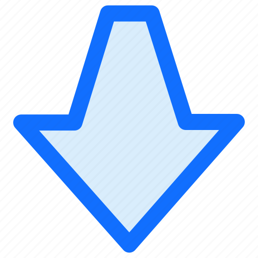 Download, down, receive, arrow, direction, sign icon - Download on Iconfinder