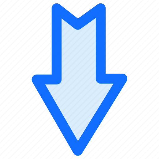 Download, down, receive, arrow, direction, sign icon - Download on Iconfinder