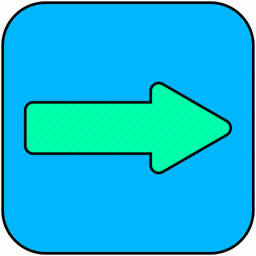 Arrow, button, right icon - Download on Iconfinder