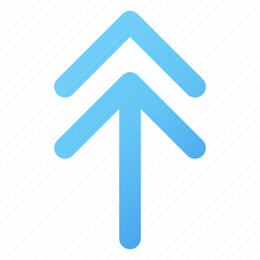 Double, arrow, up, direction, arrows, chevron icon - Download on Iconfinder