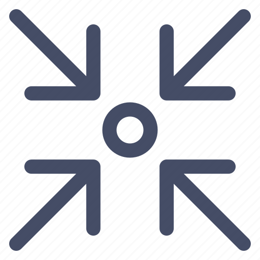 Collapse, arrow, arrows, pointer, direction icon - Download on Iconfinder