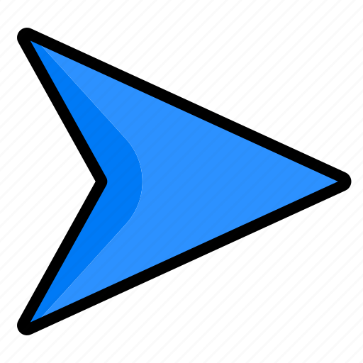 Direction, speed, right, send, forward icon - Download on Iconfinder