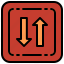 swap, arrows, vertical, switch, direction 