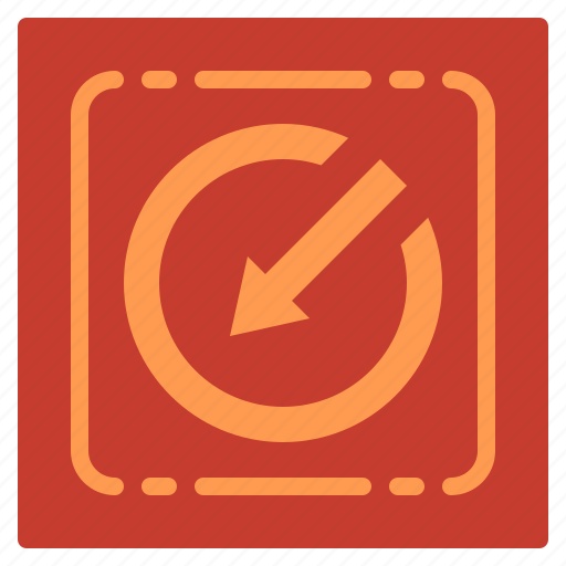 Bottom, left, corner, down, direction icon - Download on Iconfinder
