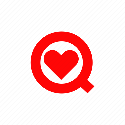 Arrrow, find, heart, love, magnifier, search, zoom icon - Download on Iconfinder