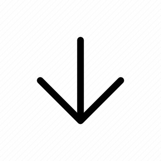 Arrow, down, medium, direction icon - Download on Iconfinder
