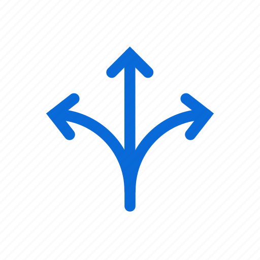 Arrow, branch, three icon - Download on Iconfinder