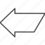 arrow, left, location, navigation 