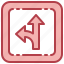 detour, option, directional, arrows 