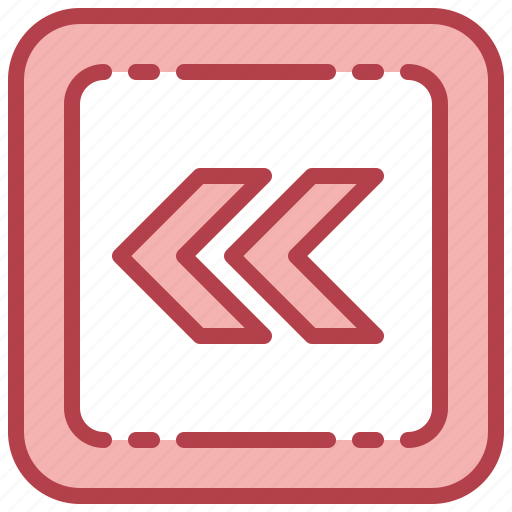 Left, chevron, double, option, direction icon - Download on Iconfinder