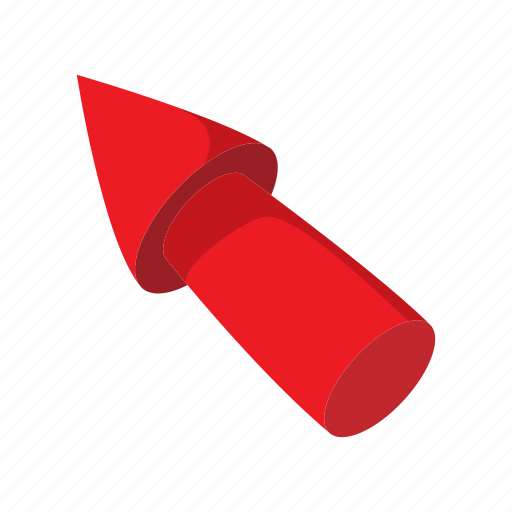 Arrow, cartoon, concept, diagonal, direction, red, render icon - Download on Iconfinder