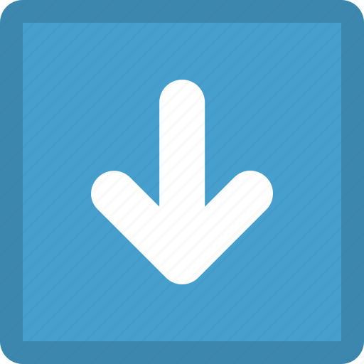 Arrow, bottom, pointer, direction, down, download icon - Download on Iconfinder