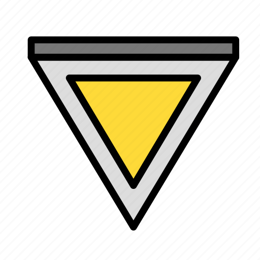 Arrow, direction, down, triangle icon - Download on Iconfinder