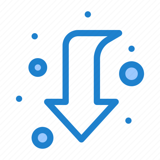 Arrow, down, full, left icon - Download on Iconfinder