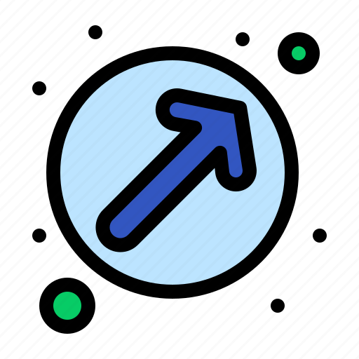 Arrow, direction, pointer, right, up icon - Download on Iconfinder