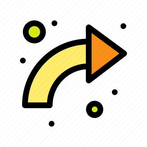Arrow, arrows, curved, right, up icon - Download on Iconfinder