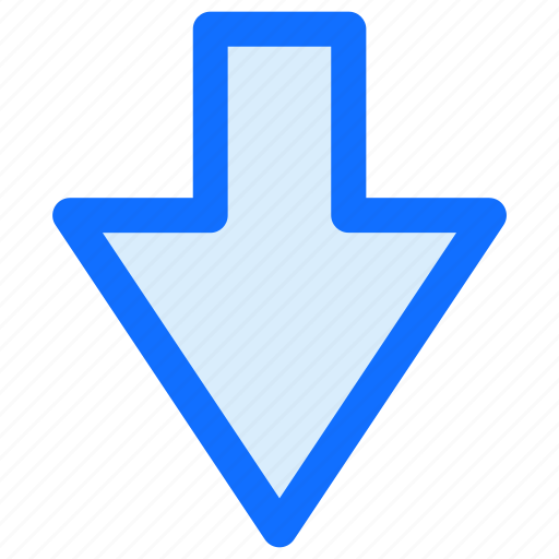 Receive, direction, sign, download, arrow, down icon - Download on Iconfinder
