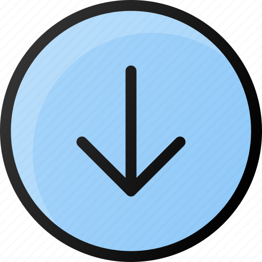 Circle, arrow, down icon - Download on Iconfinder