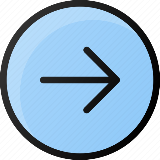 Circle, arrow, right icon - Download on Iconfinder