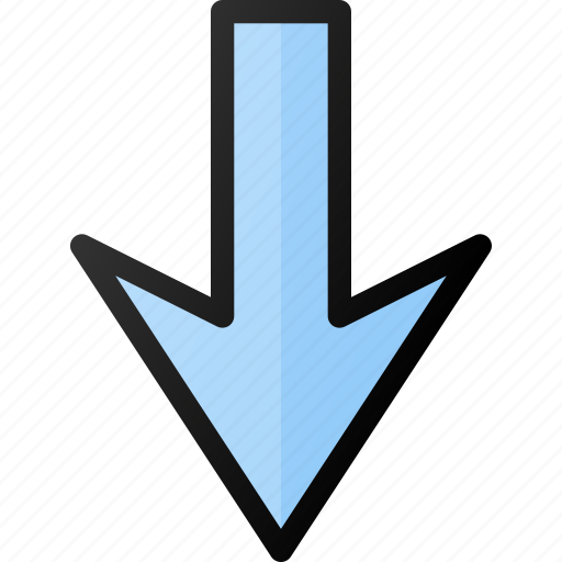 Style, arrow, down icon - Download on Iconfinder