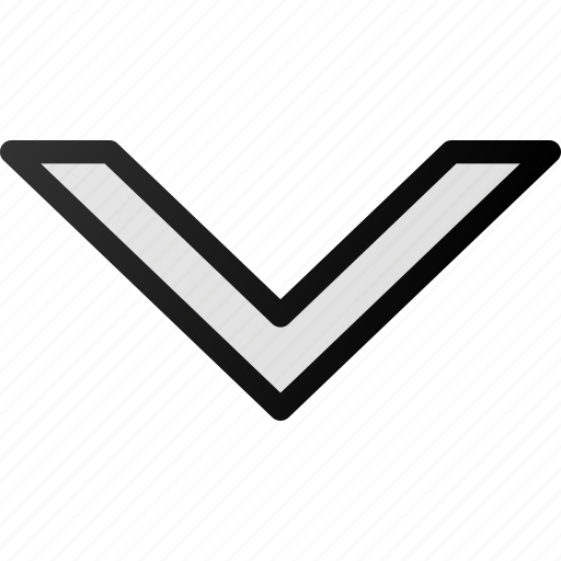 Thick, chevron, arrow, down icon - Download on Iconfinder